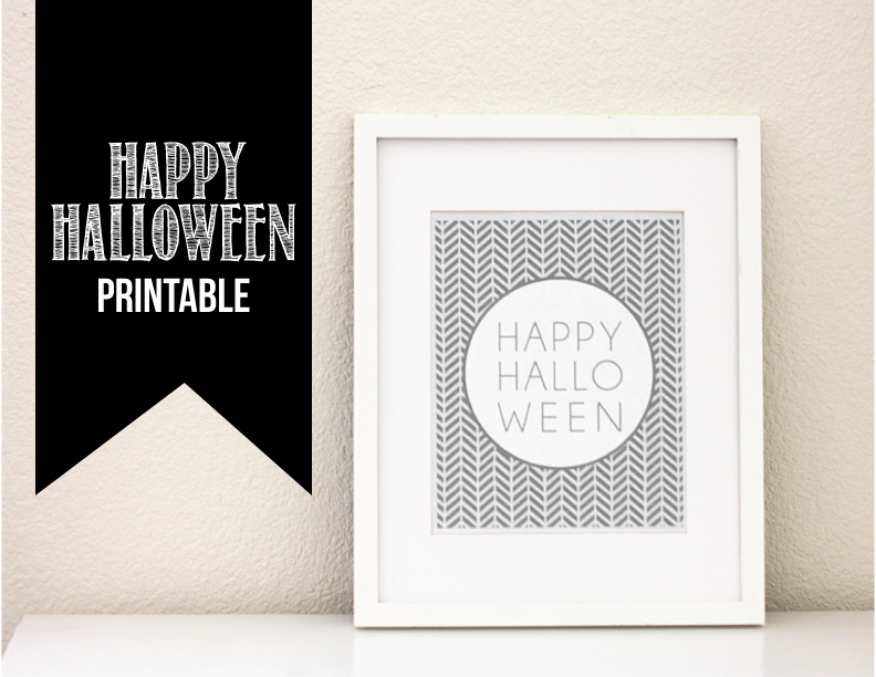 Happy Halloween – Free Printable – Short Stop Designs